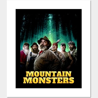 Mountain  Monsters American Cryptozoology Themed Reality Posters and Art